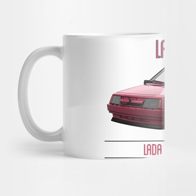 Lada 2108 Turbo Rubin Red by PjesusArt